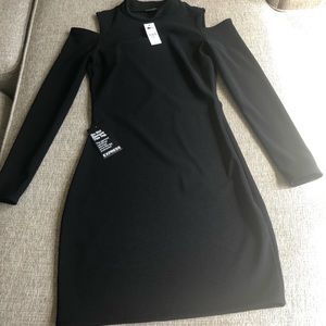 Express dress! New with Tags ! Long cut out sleeves dress!